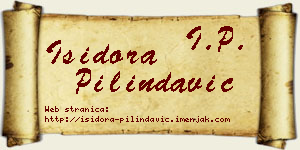 Isidora Pilindavić vizit kartica